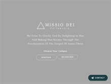 Tablet Screenshot of missiodeifellowship.org